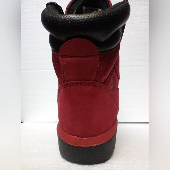 Timberland (Jimmy Jazz Exclusive Edition) Suede Leather 6in Boots Men's 11 Red - Picture 5 of 16